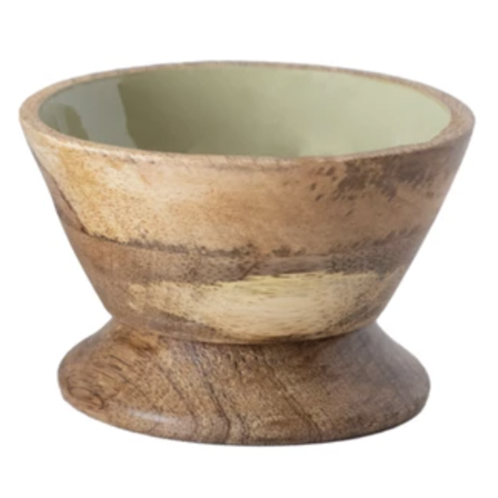 m. lynne designs enameled mango footed bowl