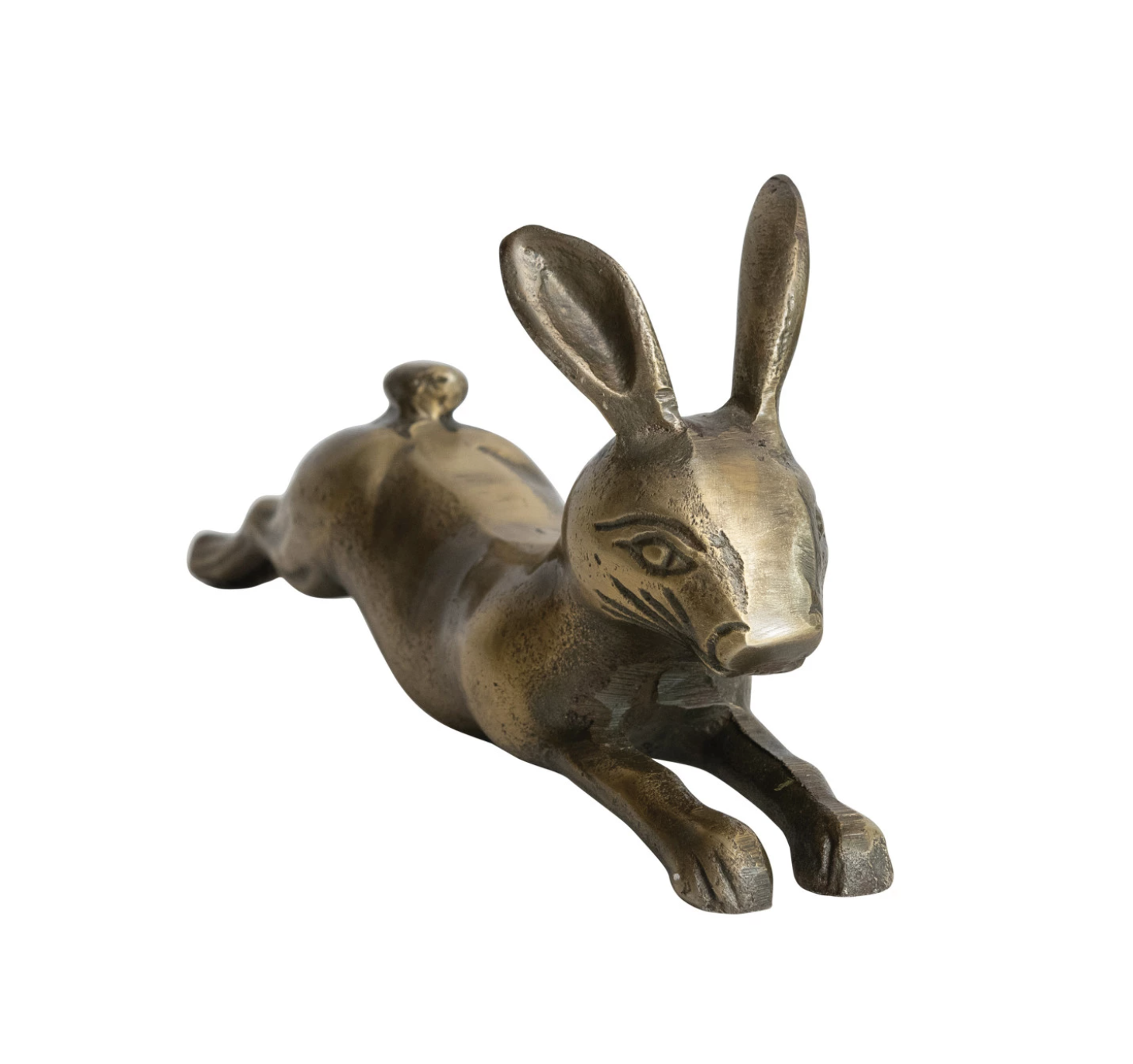 available at m. lynne designs Antique Brass Rabbit Cast