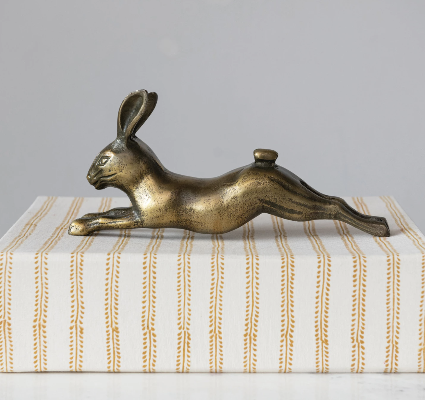 available at m. lynne designs Antique Brass Rabbit Cast