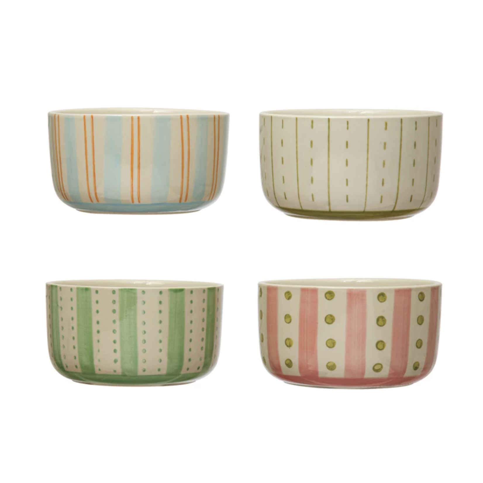 m. lynne designs hand-painted colorful bowl