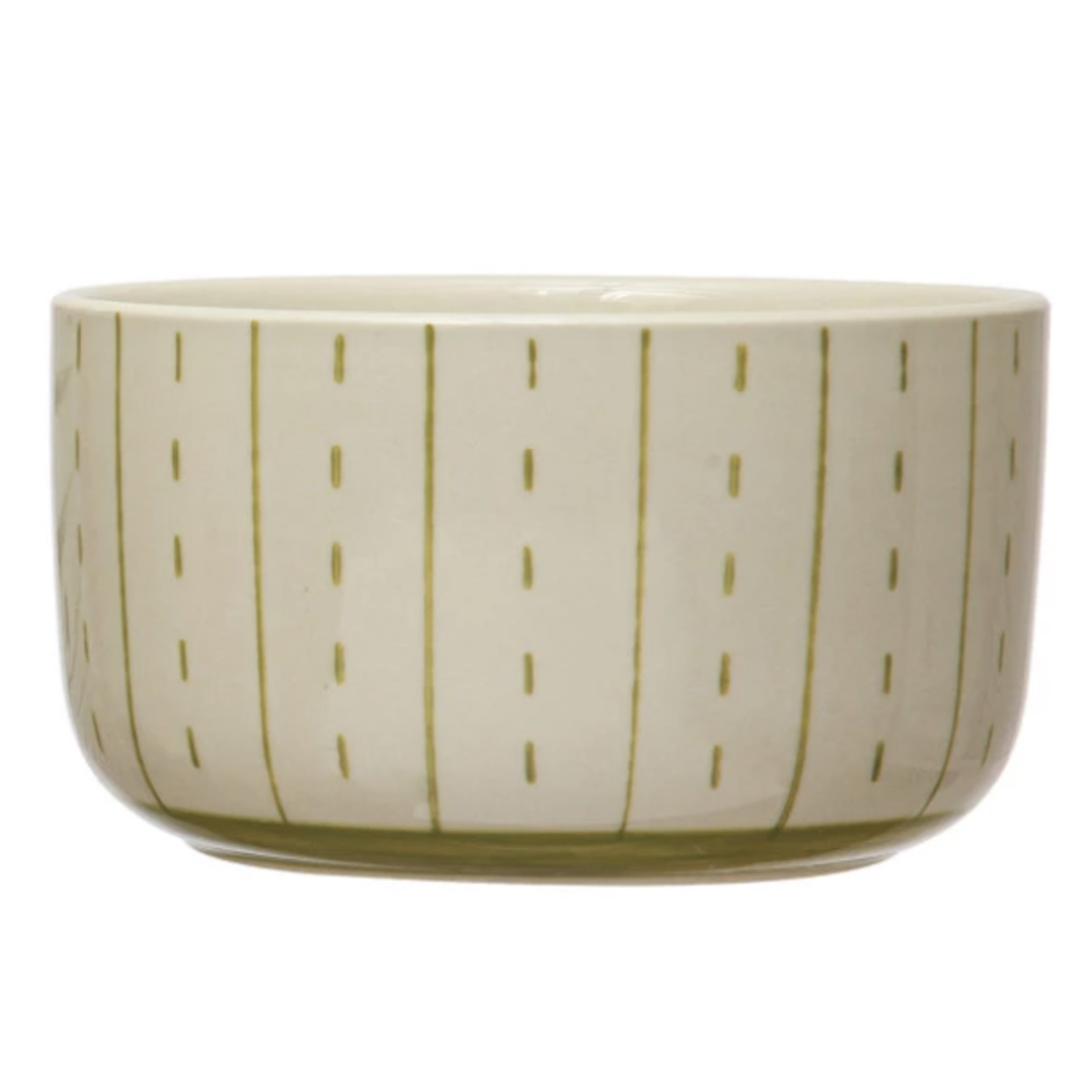 m. lynne designs hand-painted colorful bowl