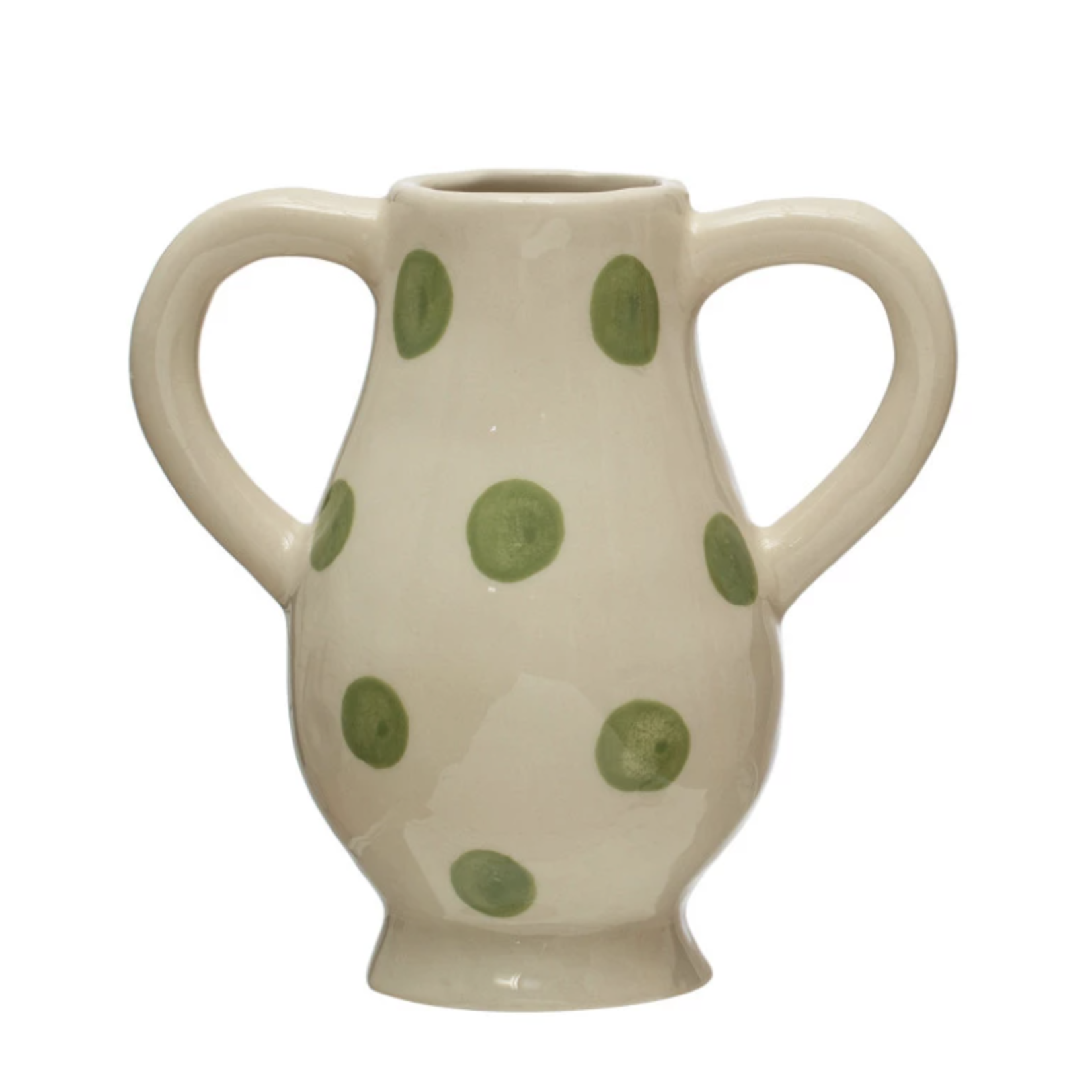 m. lynne designs colorful vase with handles