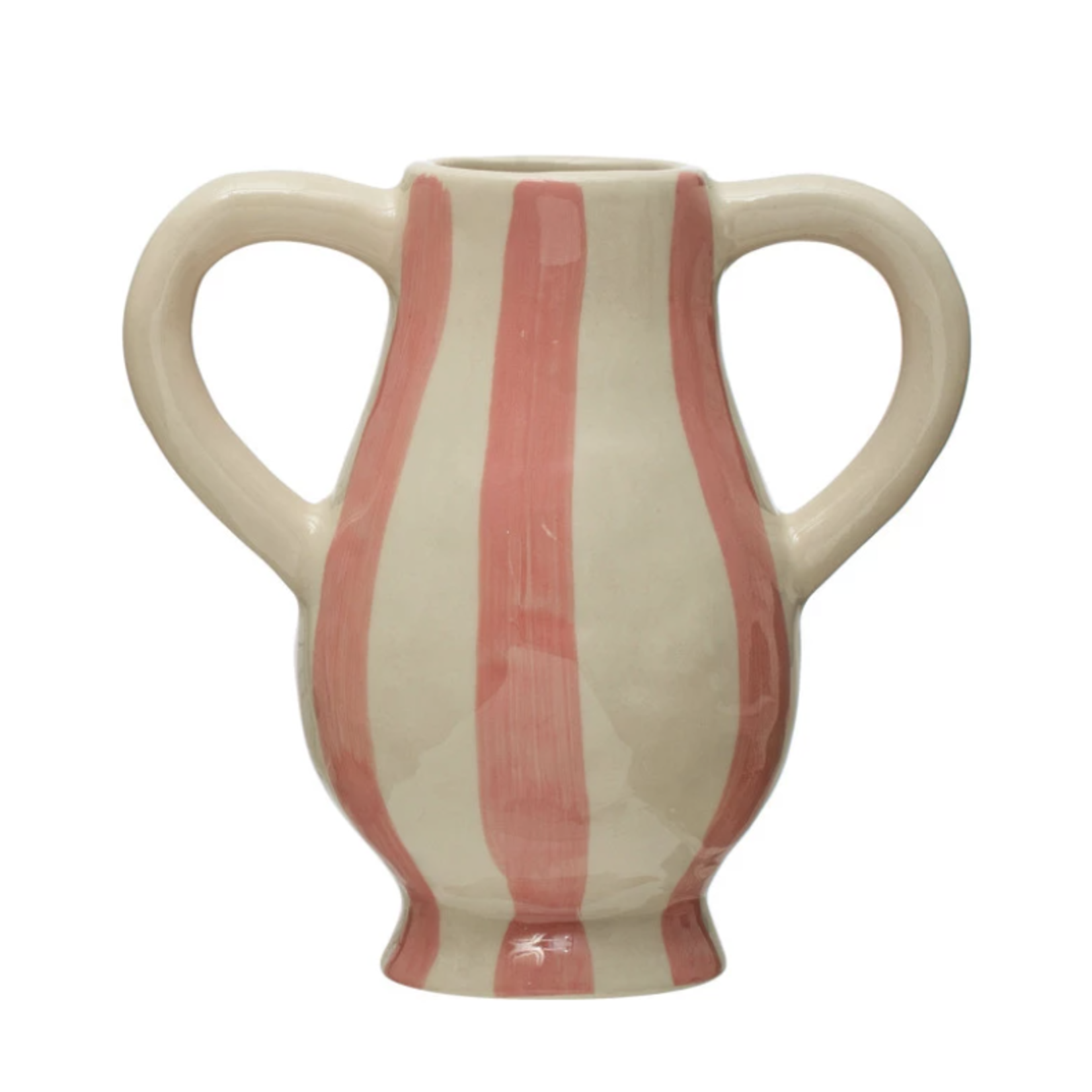 m. lynne designs colorful vase with handles