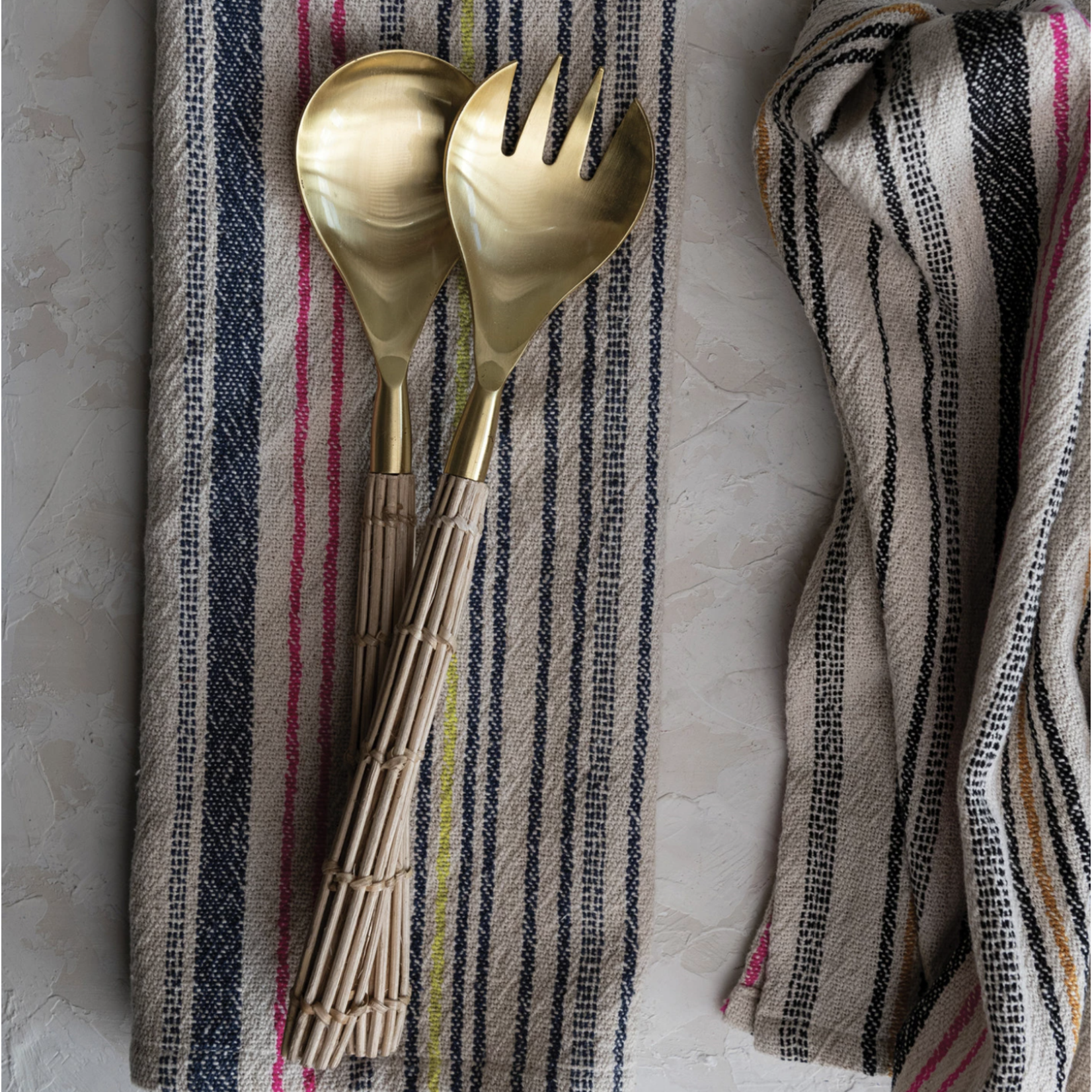 m. lynne designs bright tea towels