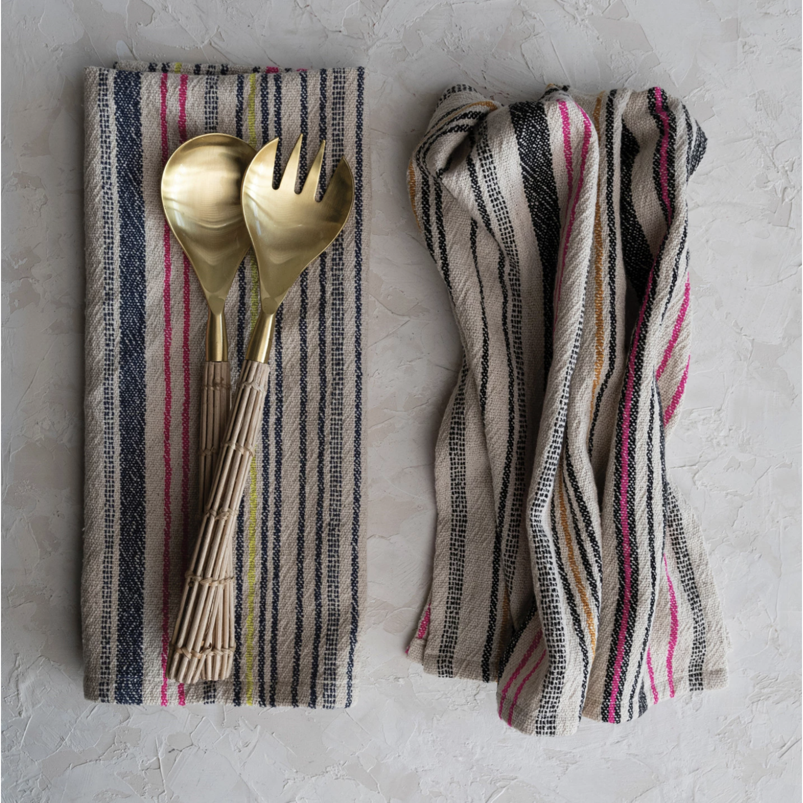m. lynne designs bright tea towels