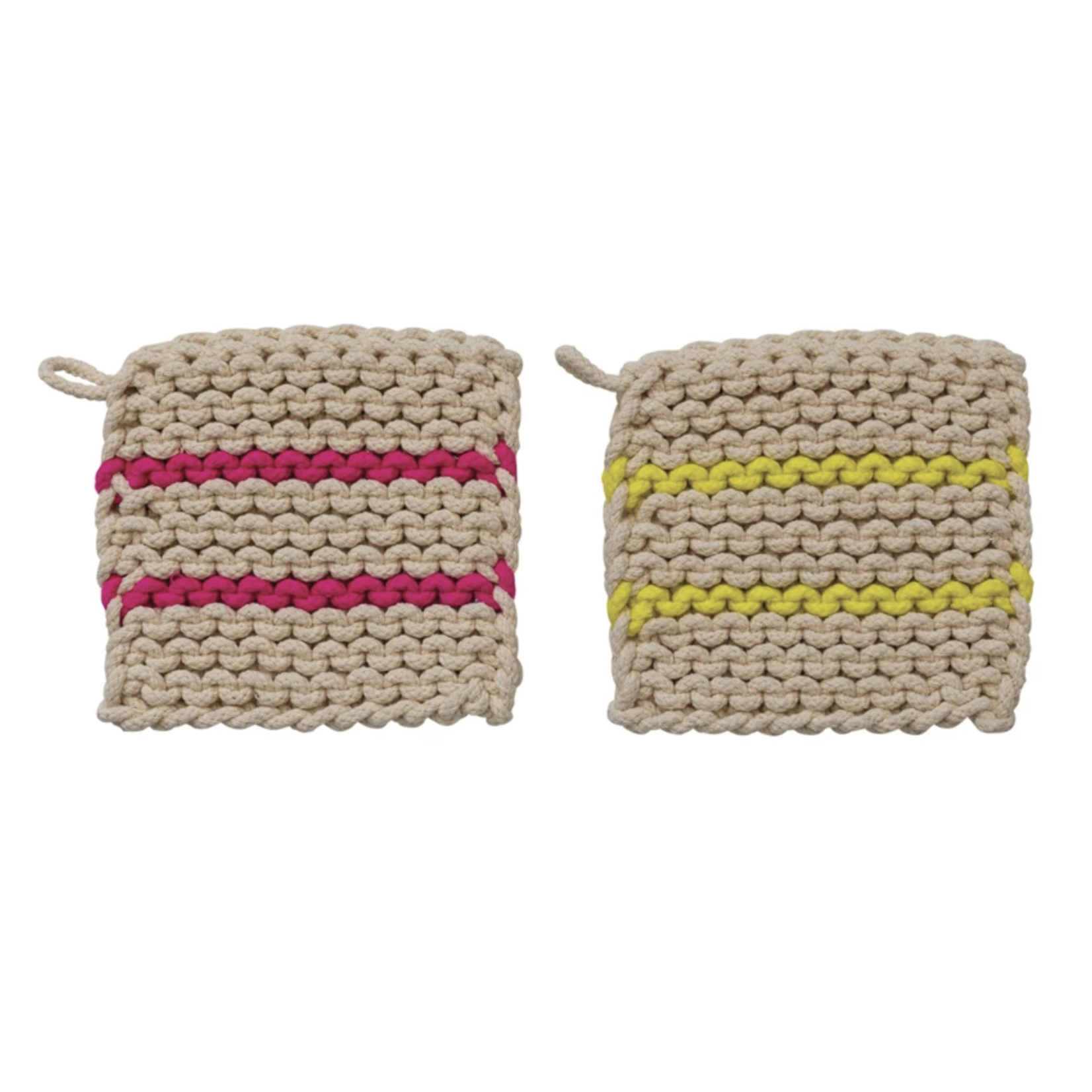m. lynne designs neon pot holder