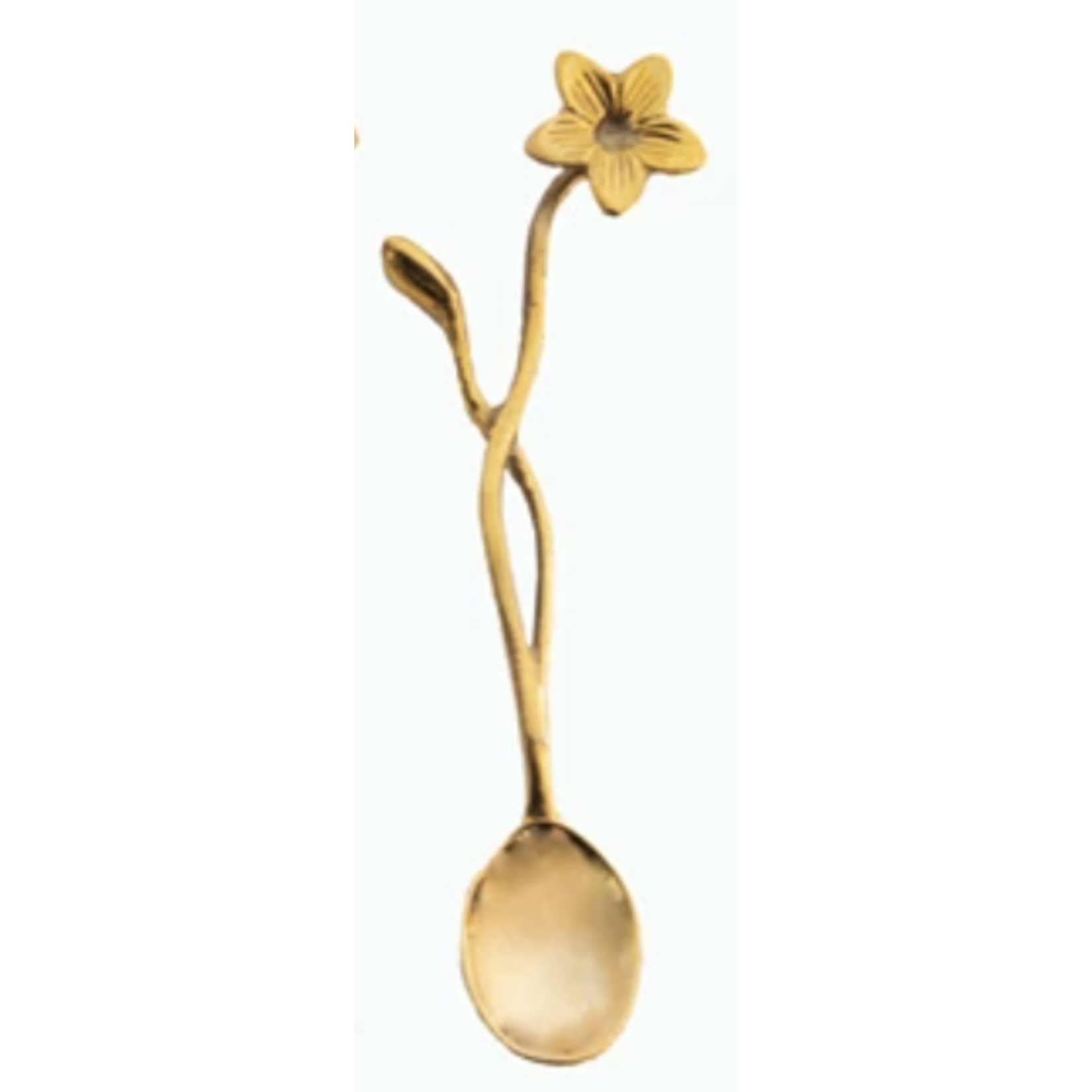 m. lynne designs brass flower spoon