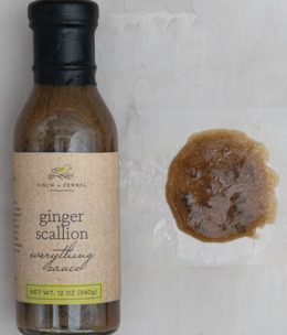 available at m. lynne designs Ginger Scallion Sauce
