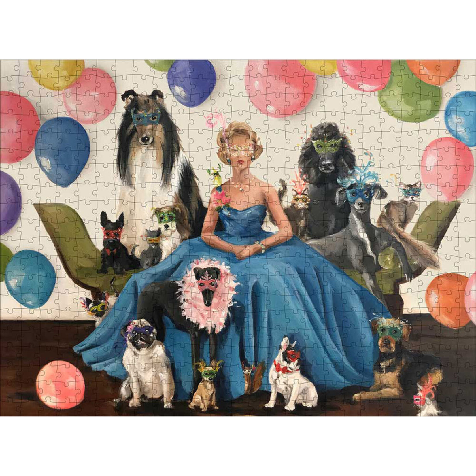 m. lynne designs masquerade puzzle