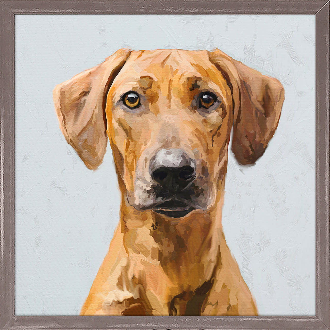 available at m. lynne designs Rhodesian Ridgeback Framed Canvas