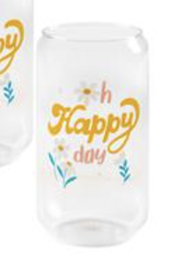 available at m. lynne designs Oh Happy Day Beer Can Glass