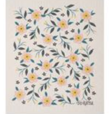 available at m. lynne designs Multi Mini Florals Swedish Dishcloth