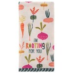 m. lynne designs rooting for you tea towel