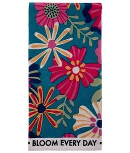 available at m. lynne designs Bloom Every Day Tea Towel