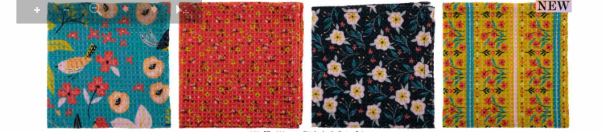 available at m. lynne designs Waffle Weave Dishcloth Set, S/4