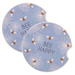 m. lynne designs bees car coaster