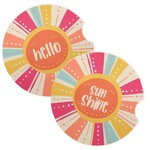m. lynne designs hello sunshine car coaster