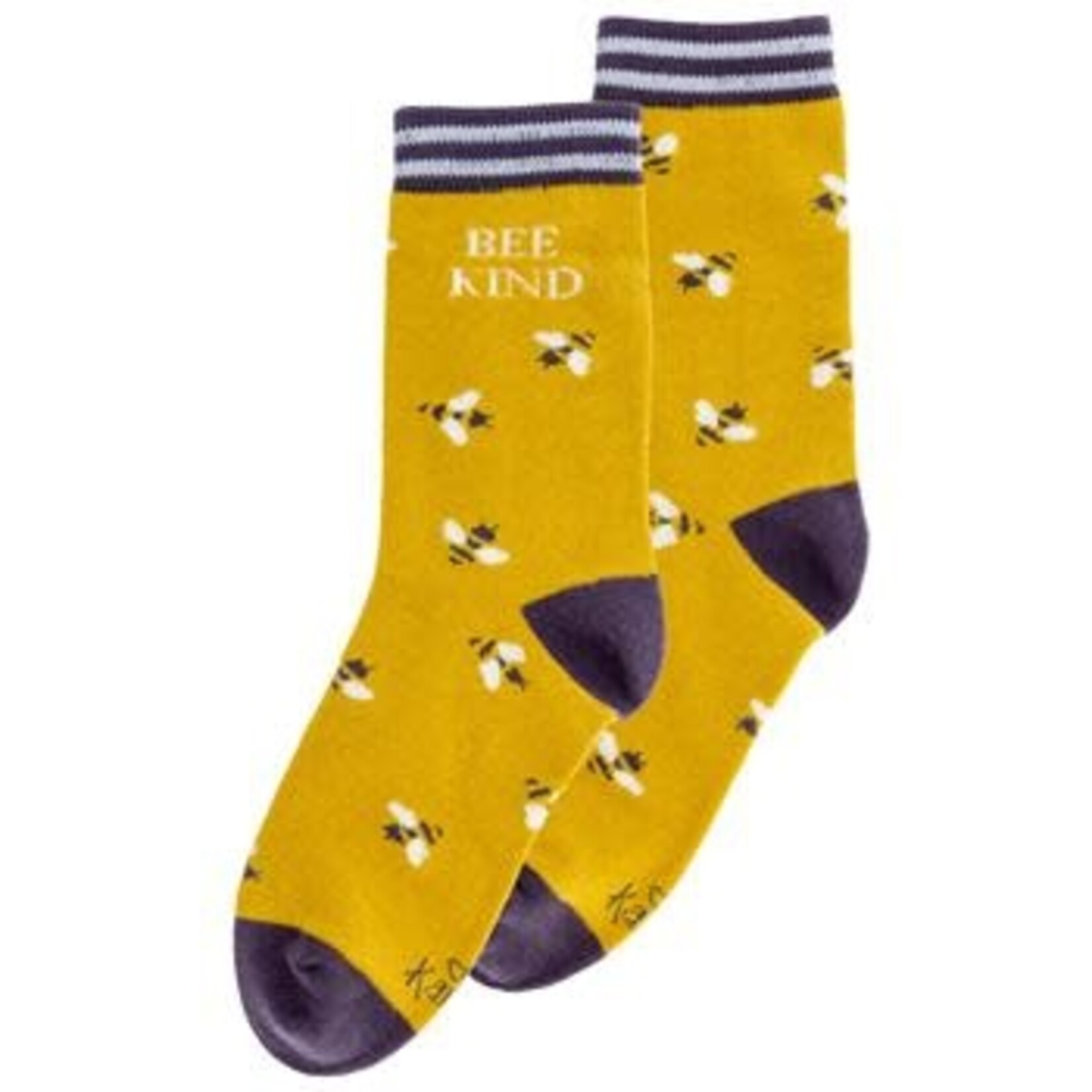m. lynne designs bee kind socks
