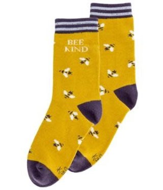 available at m. lynne designs Bee Kind Socks