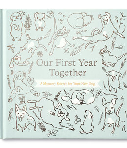 available at m. lynne designs Our First Year Together Dog Keepsake Book
