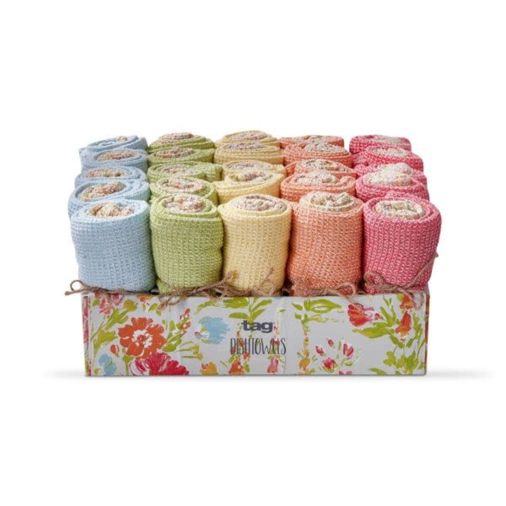 m. lynne designs waffle weave tea towel