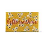 m. lynne designs hello sunshine coir door mat