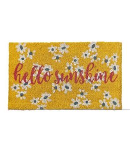 available at m. lynne designs Hello Sunshine Coir Door Mat