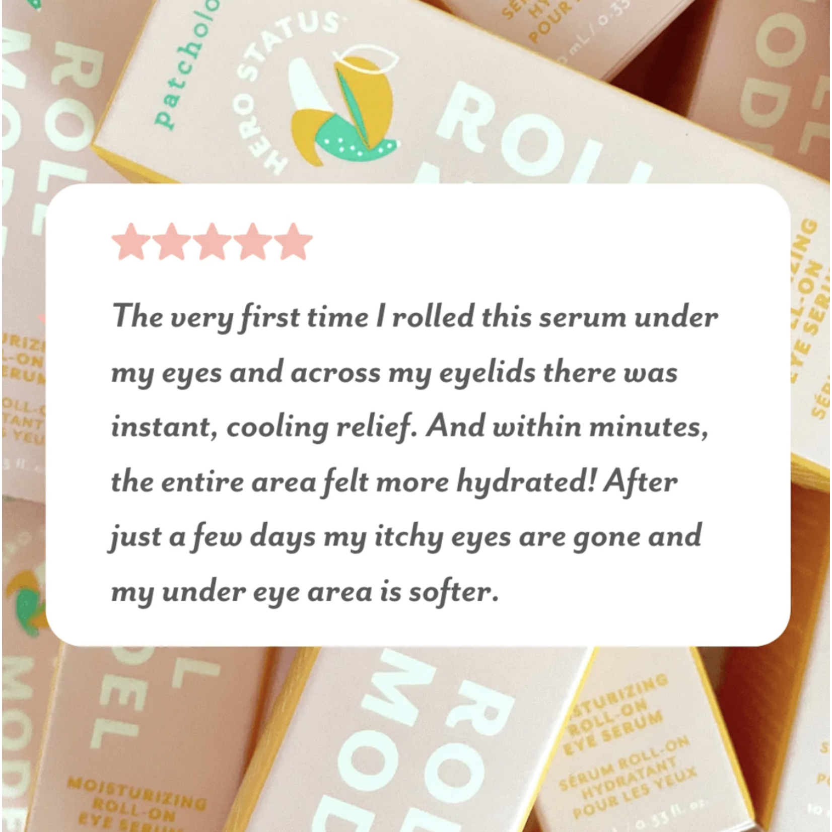 patchology hero status roll model moisturizing eye serum