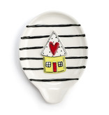 available at m. lynne designs Stripes with House Spoon Rest