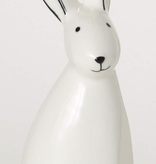 available at m. lynne designs Ceramic Black and White Bunny