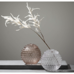 m. lynne designs glass hobnail vase