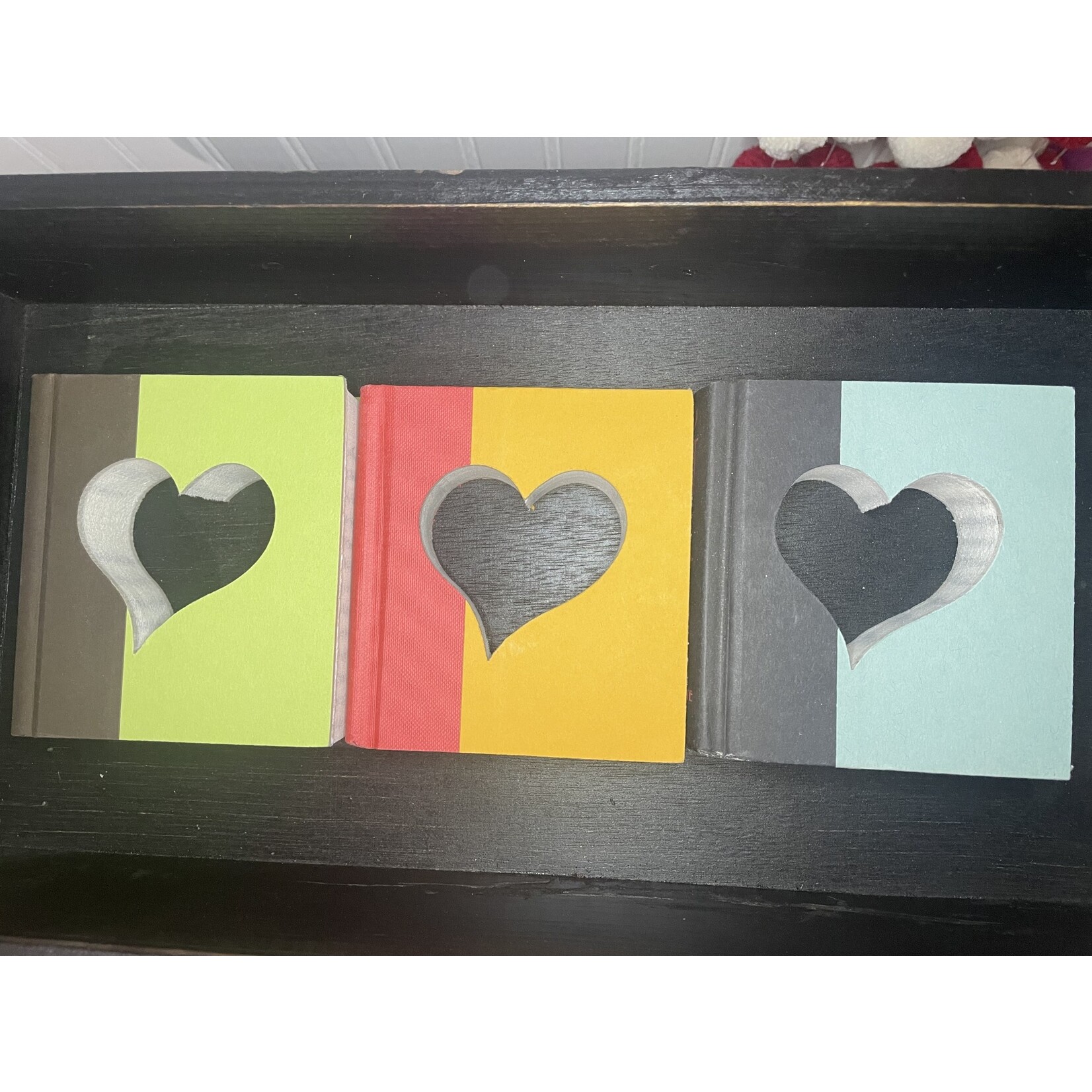 m. lynne designs mini heart book