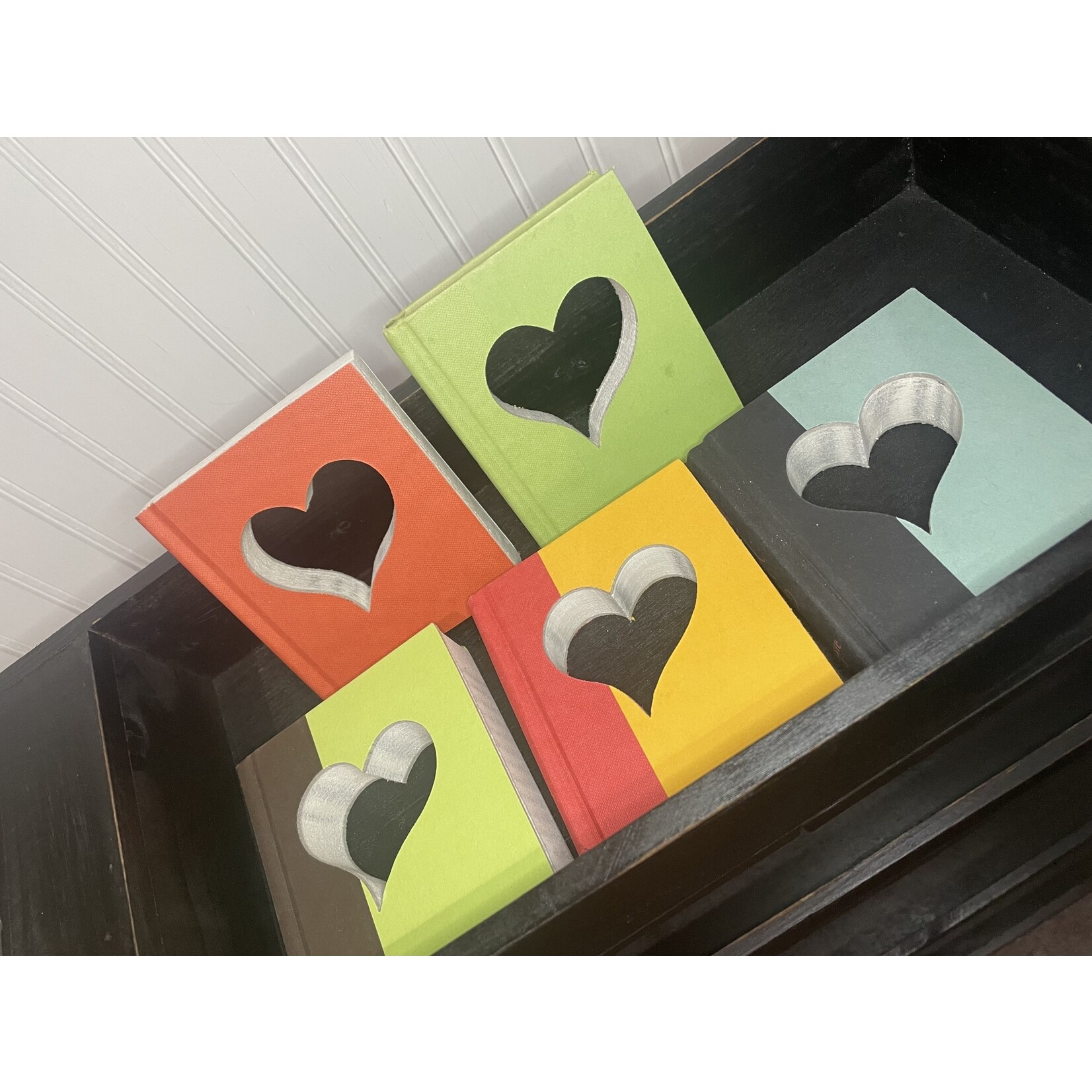 m. lynne designs mini heart book
