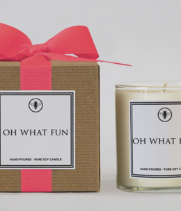 available at m. lynne designs Oh What Fun Candle