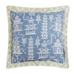 m. lynne designs pagodas periwinkle printed pillow