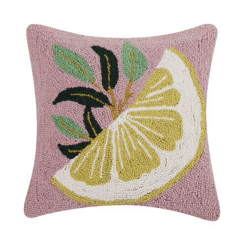 available at m. lynne designs Lemons Pillow