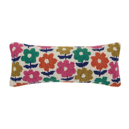 available at m. lynne designs Groovy Blooms Pillow