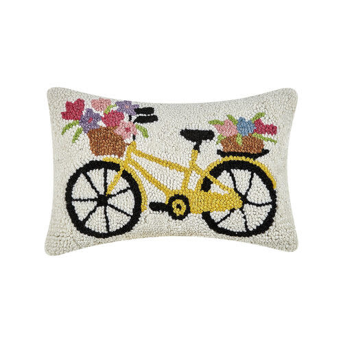 available at m. lynne designs Spring Bike Pillow