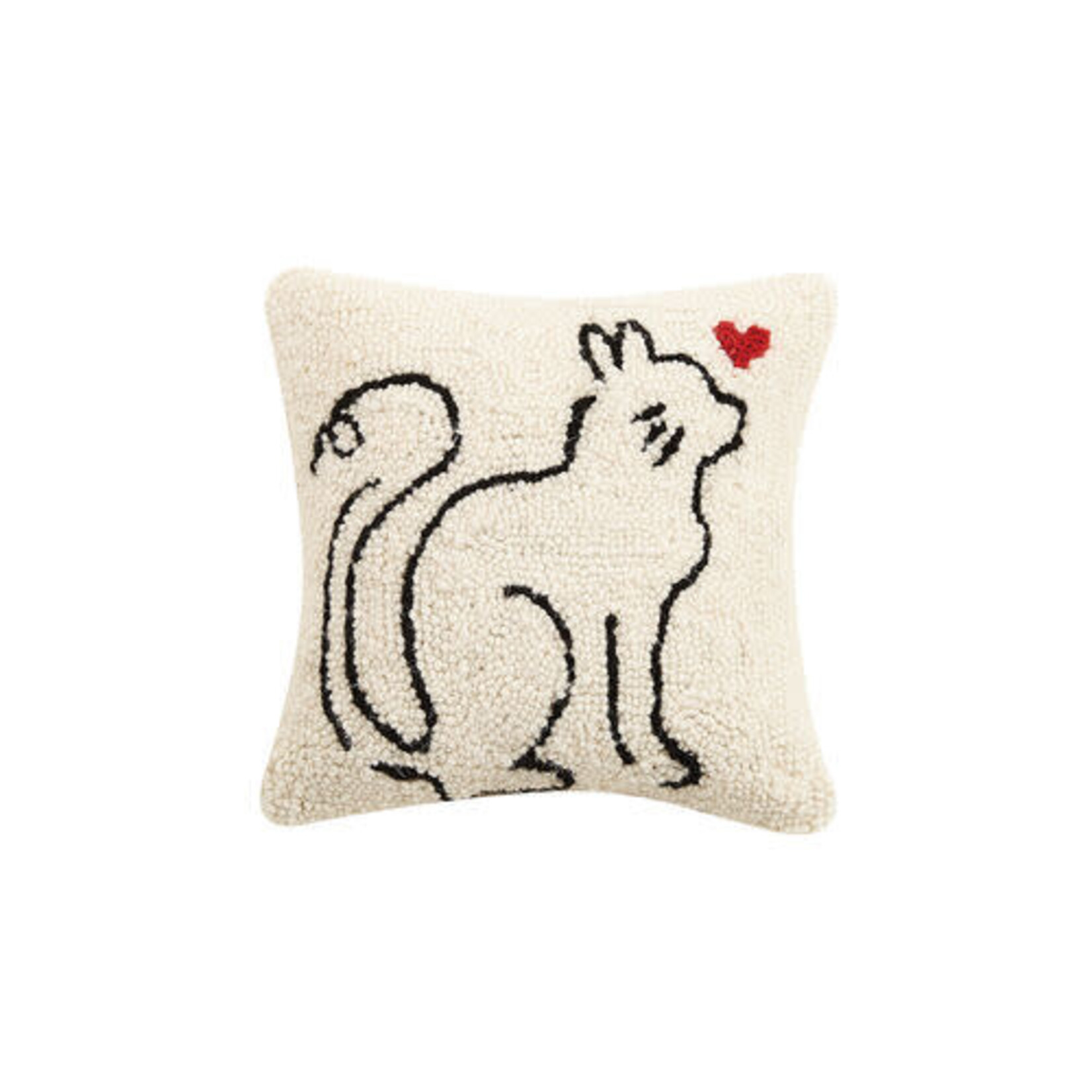 m. lynne designs cat outline pillow
