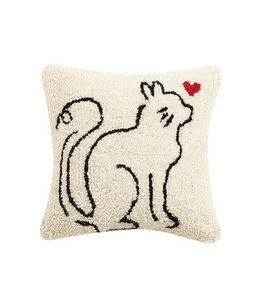 available at m. lynne designs Cat Outline Pillow