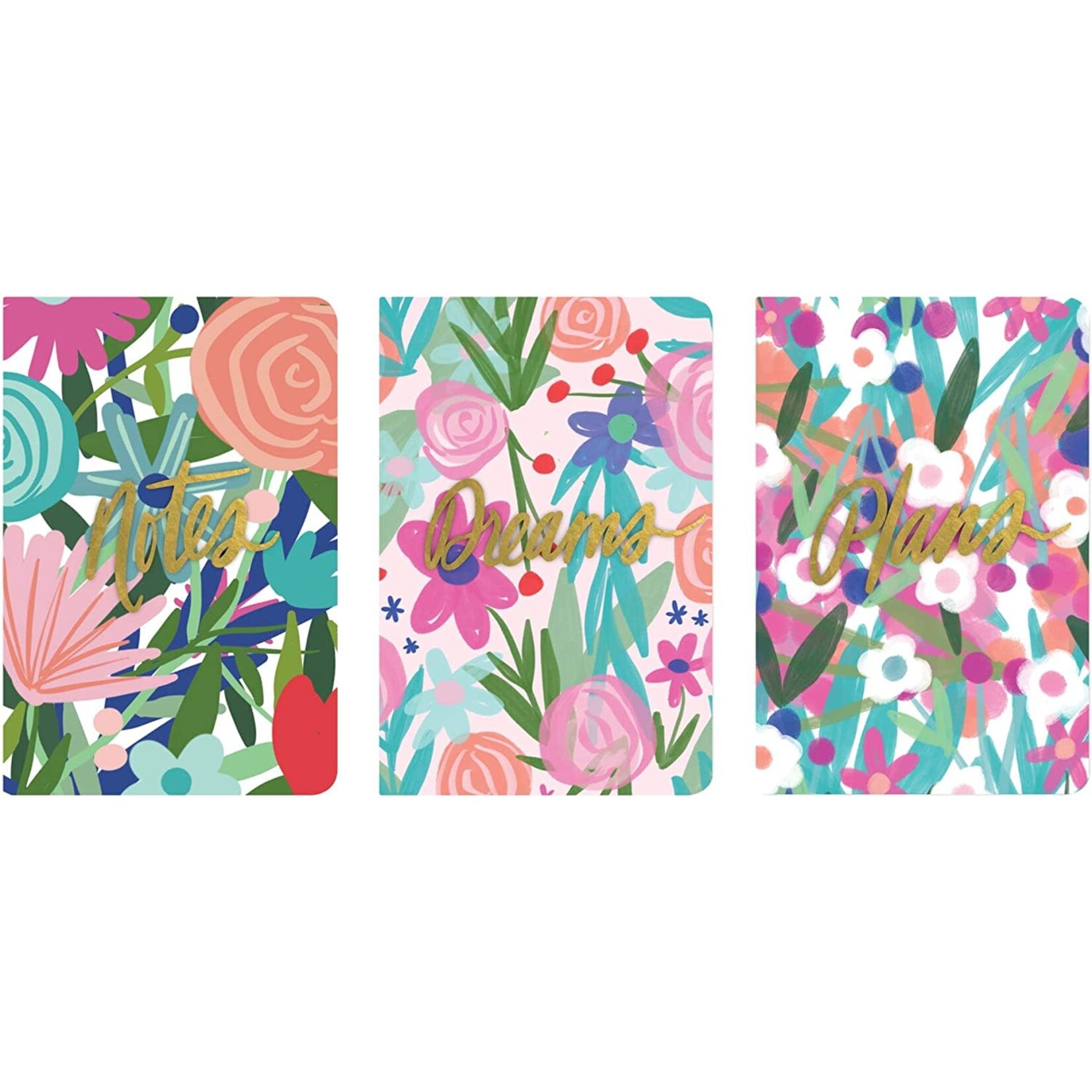 thimble press floral jotter notebook