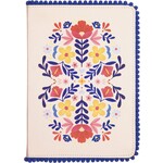m. lynne designs floral pom pom journal