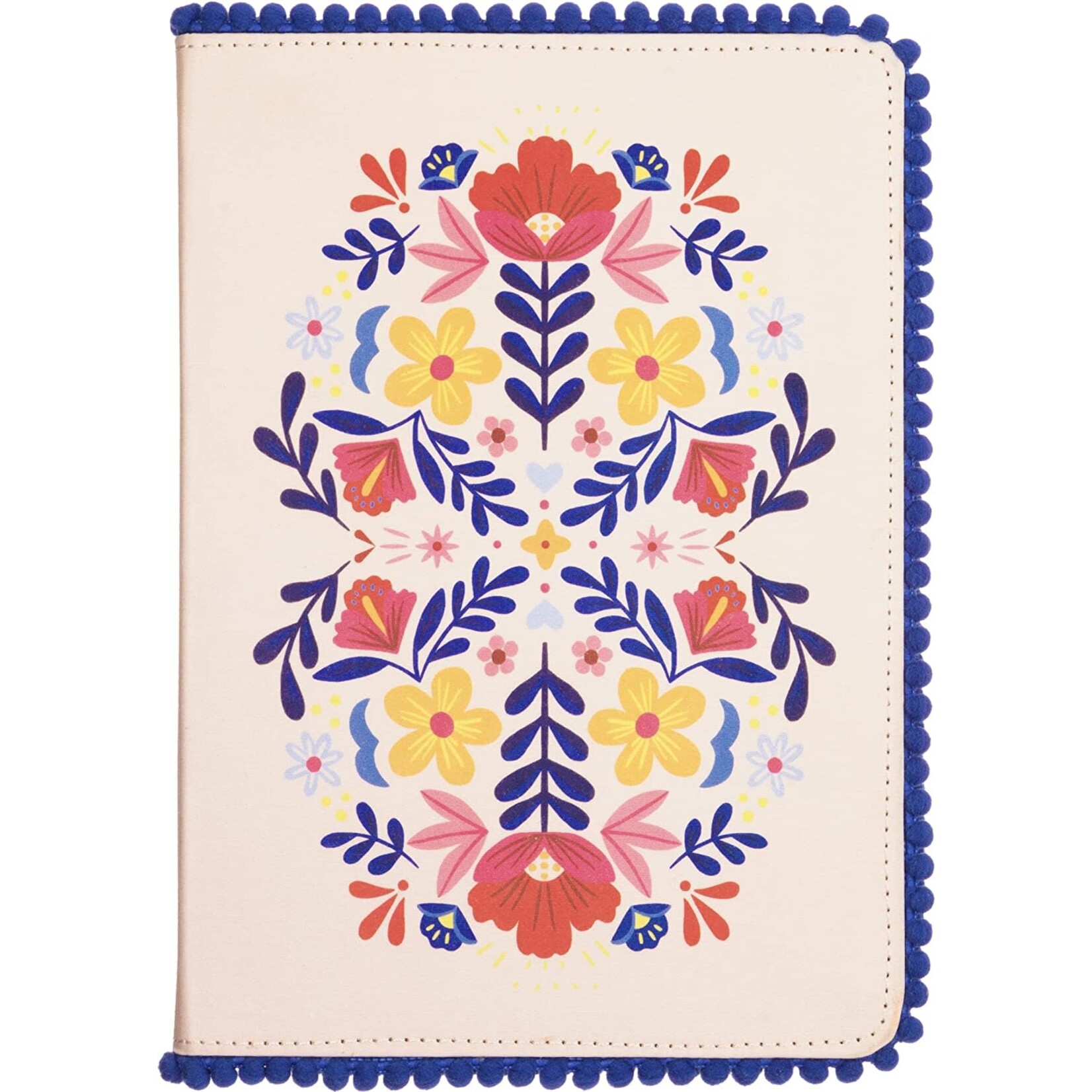 m. lynne designs floral pom pom journal