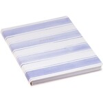 m. lynne designs pale blue wide stripe notebook