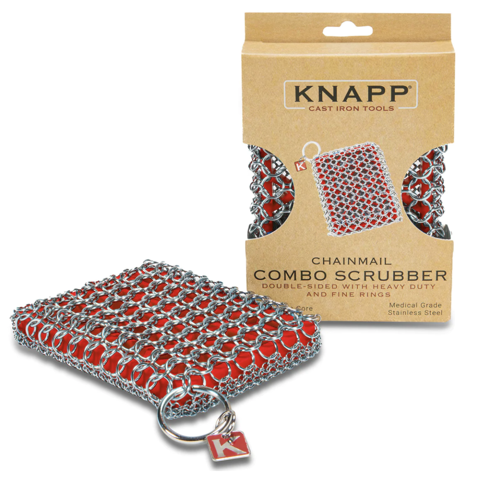 chainmail combo with silicone scrubber