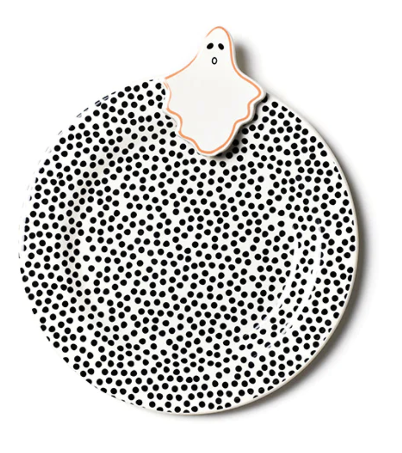 happy everything ghost embellishment plate