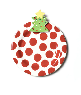 happy everything tree embellishment plate