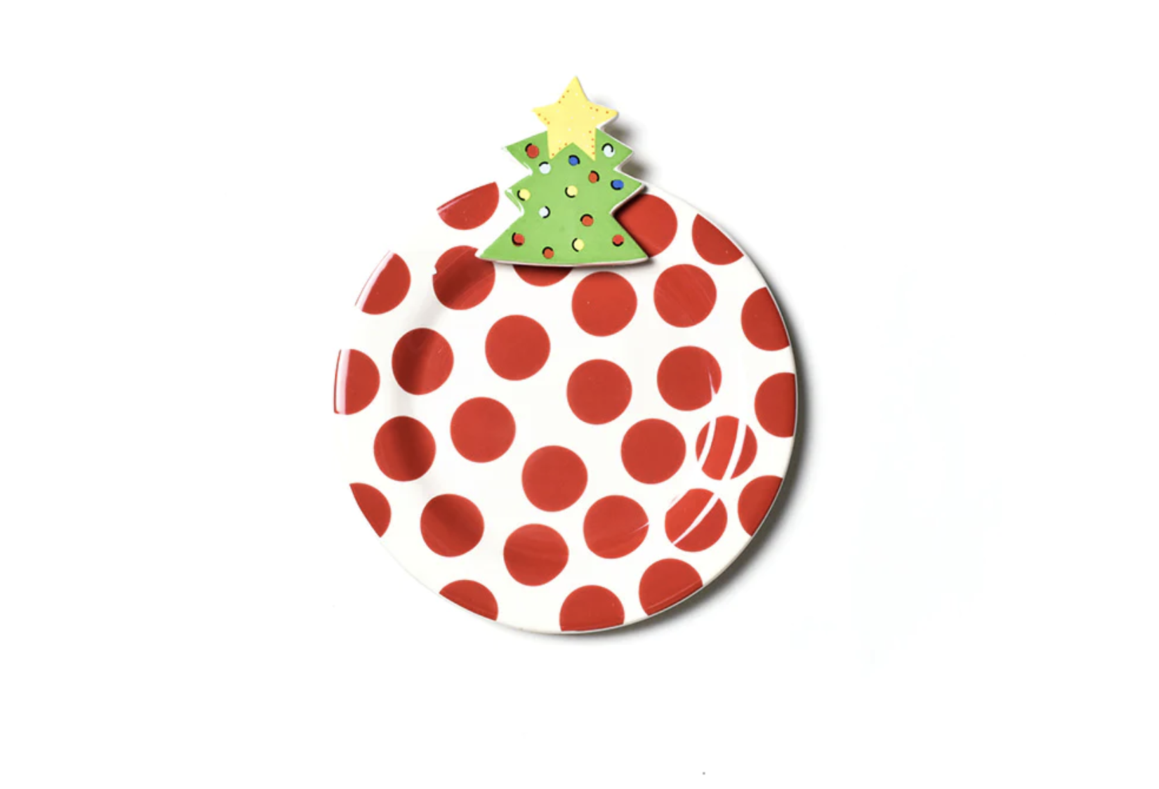 happy everything tree embellishment plate