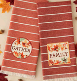 available at m. lynne designs gather family embellishment tea towel