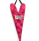 available at m. lynne designs Love Heart Polka Dot Door Hanger